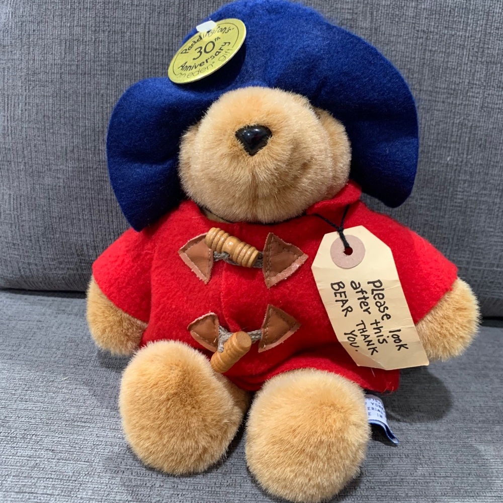 Vintage Paddington Bear Plush